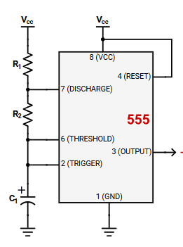 astable schematic