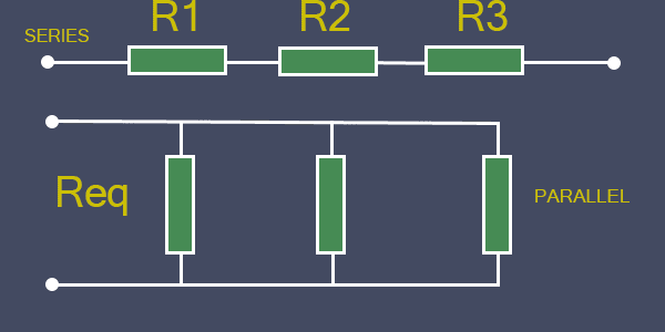 resistor serie parallel